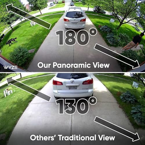 Cámara de Seguridad WYZE Floodlight Cam Pro 2.5K HD con Reflectores LED 3000 Lúmenes, Visión Nocturna en Color, 180° de Cobertura, Compatible con Alexa y Google