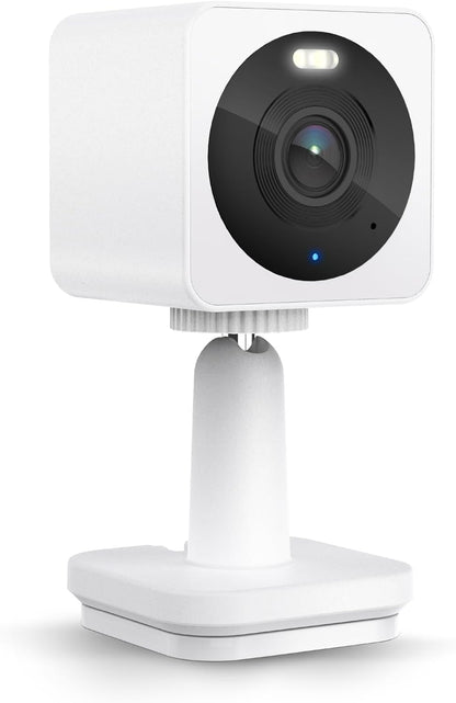 Cámara de Seguridad Wyze Cam OG Interior/Exterior 1080p Wi-Fi con Visión Nocturna en Color, Reflector Integrado y Detección de Movimiento
