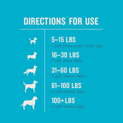 Calming Support Supplement for Dogs, Calming Chews Help Manage Stress and Promote Relaxation, Anxiety Relief for Dogs