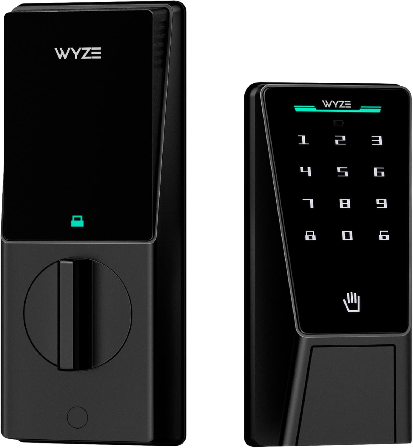 Cerradura Inteligente Wyze Palm Lock con Reconocimiento de Venas de la Palma, Entrada sin Llave, Wi-Fi, Teclado y Llave Mecánica