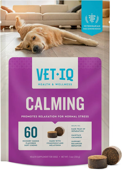 Calming Support Supplement for Dogs, Calming Chews Help Manage Stress and Promote Relaxation, Anxiety Relief for Dogs
