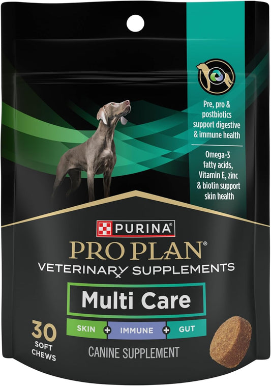Suplementos veterinarios Purina Pro Plan Multicare para perros - Bolsa de 30 unidades 