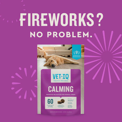 Calming Support Supplement for Dogs, Calming Chews Help Manage Stress and Promote Relaxation, Anxiety Relief for Dogs