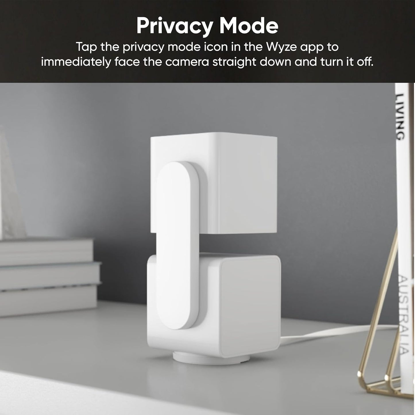 Cámara WYZE Cam Pan v3 con Movimiento Panorámico e Inclinación, 1080p HD, Visión Nocturna en Color, Interior/Exterior IP65, Sin Suscripción