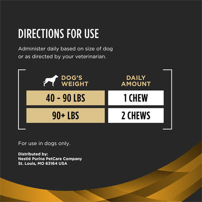 Purina Pro Plan Veterinary Joint Care - Suplemento para la cadera y las articulaciones de perros de razas pequeñas - Bolsa de 77 g 