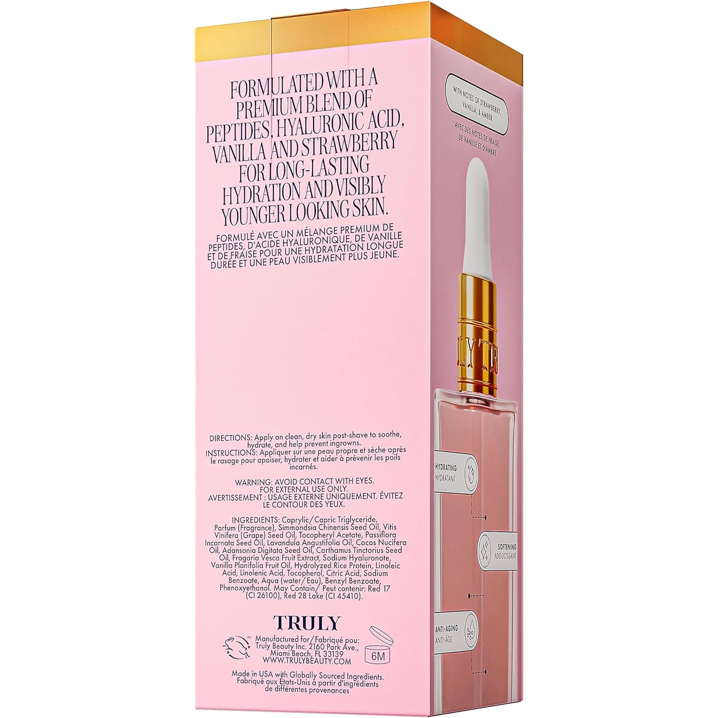 Truly Luxury After Shave Oil – Aceite Post Afeitado Calmante e Hidratante para Piel Suave