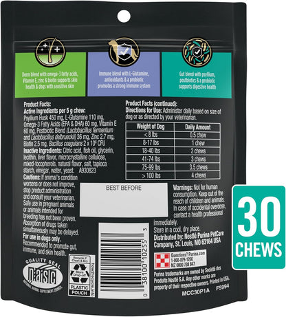 Suplementos veterinarios Purina Pro Plan Multicare para perros - Bolsa de 30 unidades 