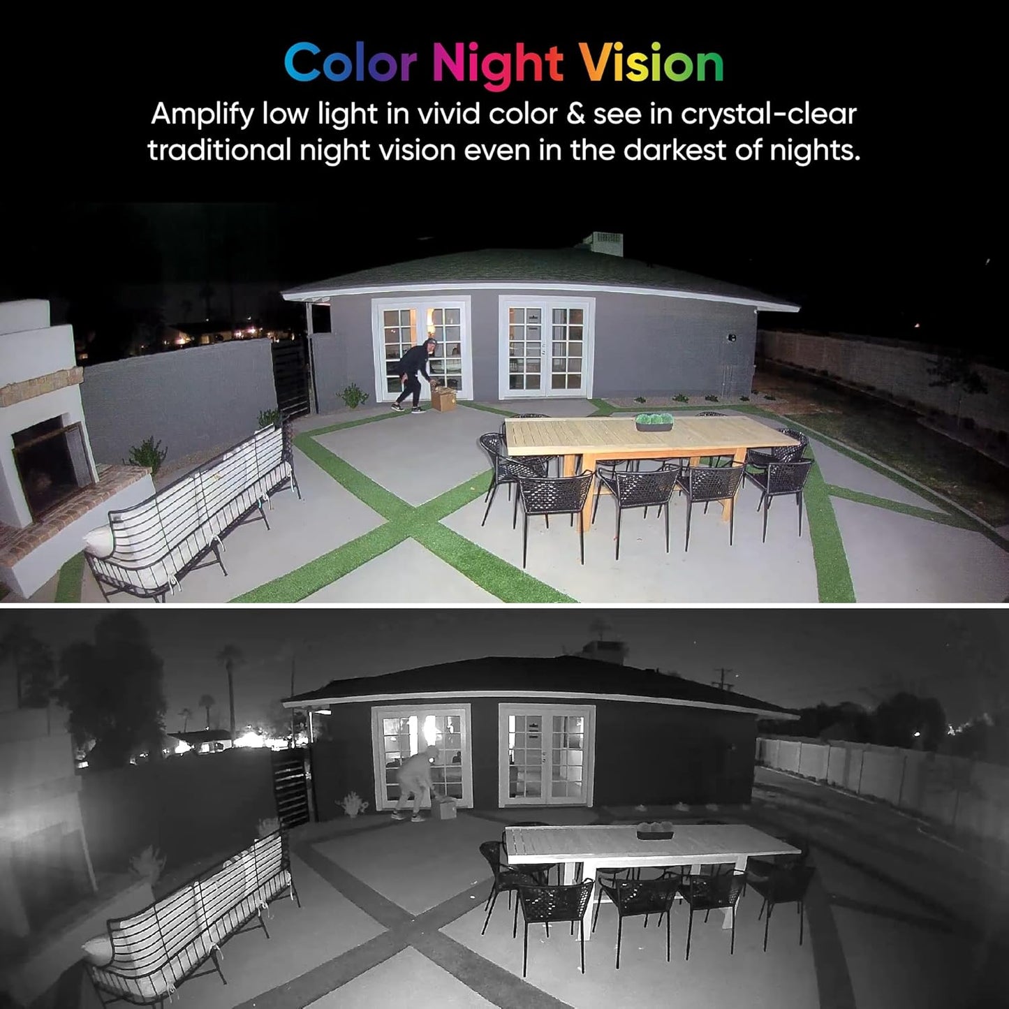 Cámara de Seguridad WYZE Floodlight Cam v2 2K HD con Visión Nocturna en Color, Reflectores 2800 Lúmenes, Sirena 105dB, Compatible con Alexa y Google