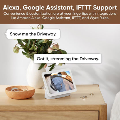 Cámara de Seguridad WYZE Floodlight Cam v2 2K HD con Visión Nocturna en Color, Reflectores 2800 Lúmenes, Sirena 105dB, Compatible con Alexa y Google