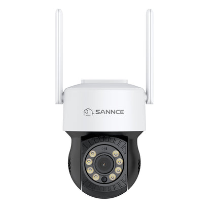 Cámara de Seguridad Exterior Tuya 4MP PTZ WiFi con Detección Humana, Seguimiento Automático y Audio Bidireccional