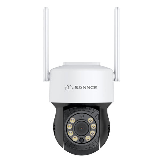 Cámara de Seguridad Exterior Tuya 4MP PTZ WiFi con Detección Humana, Seguimiento Automático y Audio Bidireccional
