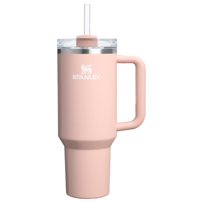 Stanley Quencher H2.0 Vaso Térmico con Asa y Pitillo 40oz – Acero Inoxidable, Lichen